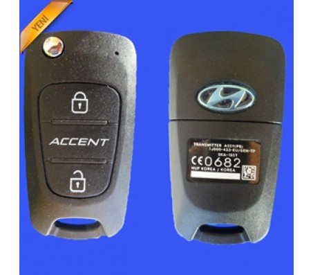 Hyundai accent blue anahtar