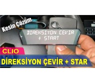 direksiyon çevir + start clio arızası tamiri